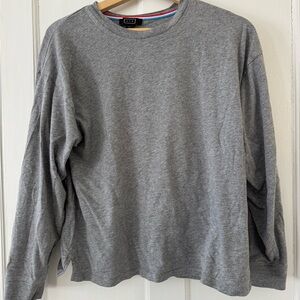 AYR Women’s Heather Gray Long-Sleeve Crewneck Shirt